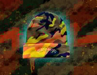 Image 1 of Orange camo beanies 