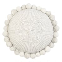 Image 2 of Pampa Monte Pom Pom Cushion Natural Large 