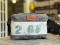 One-of-a-kind Fanny Pack- Writing on the fire hose