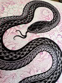 Image 1 of snake and peony 