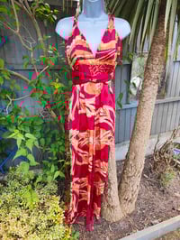 Image 1 of MIA Multi way jumpsuit maroon