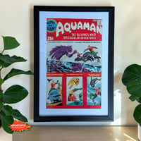 Image 1 of Framed Vintage Super DC Giant #26 Aquaman (1971) DC Comic Book