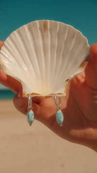 Image 3 of Larimar Earrings