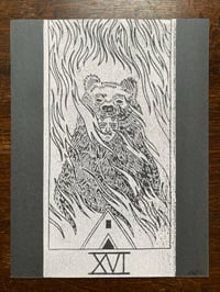 Image 1 of 'The Tower' Blockprint