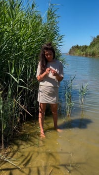 Image 2 of MAGLIA CROP FIORE 