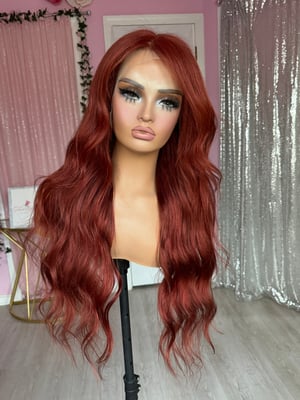 Image of human hair auburn (ready to ship)