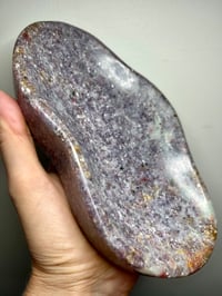 Image 2 of Lepidolite & Pink Tournmaline Ring Dish / Bowl #2799