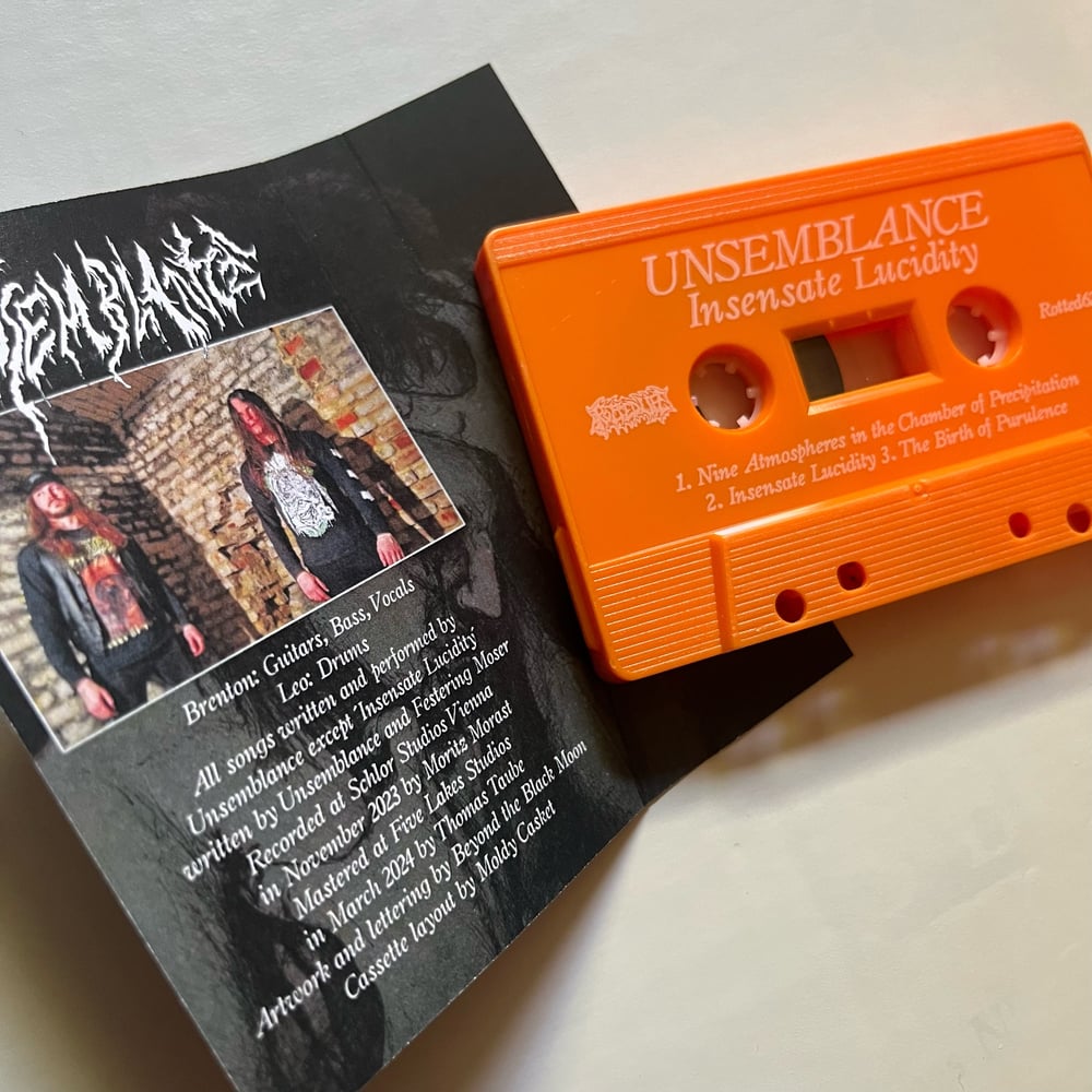 UNSEMBLANCE - "Insensate Lucidity" cassette