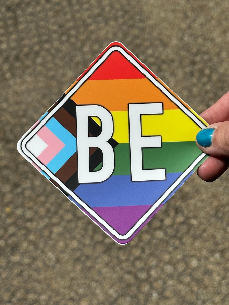 Image of BE "Pride" Sticker