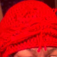 Image 3 of Tie Back Cap w/ Fringe 