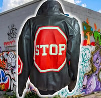 Image 3 of 💎ViNTaGe 💎 MiCHaeL HoBan Stop SiGN 🛑🪧 JaCKet 🧥 