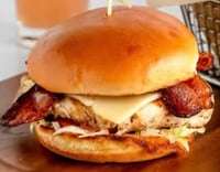 FRIDAY 1/31 Marinated Grilled Chicken Bacon Sandwich