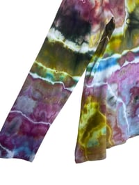 Image 8 of 3XL Ladies Long-Sleeve Stretch Tee in Bright Geode Ice Dye