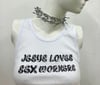Jesus Loves Sex Workers Ribbed Top 