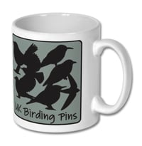 Image 2 of UK Birding Pins Logo Mug (Large Logo)