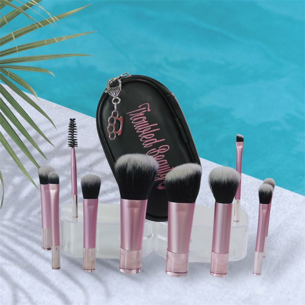 Image of Troubled Mini Travel Makeup Brush Kit