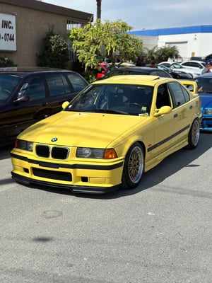 Image of KUWTB Kustoms E36 M3 Dakar Yellow by @E36.M345