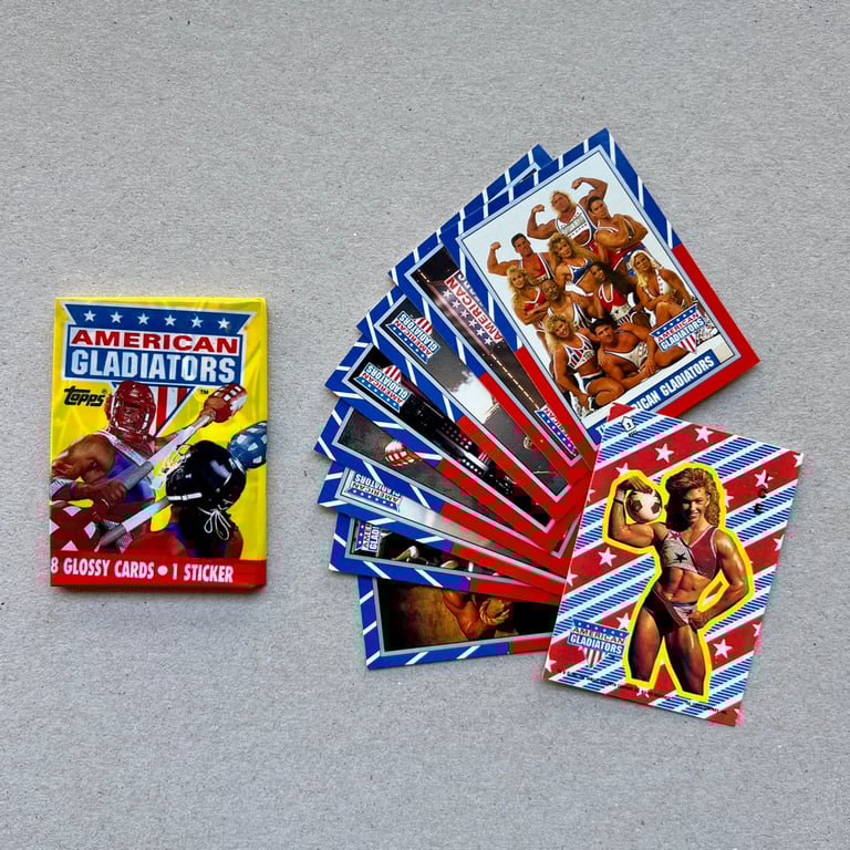 AMERICAN GLADIATORS 1991 / NKOTB 1989 TRADING CARDS Image 2