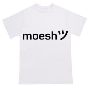 Image of WHITE 'MOESH' TEE