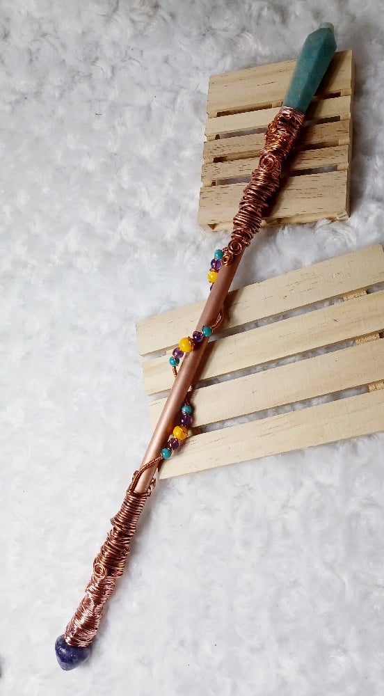 Image of Crystal/copper wands