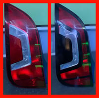 Image 2 of Vw Up Rear Light Facelift Effect Sticker Trim Kit 