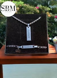 Image 2 of Baby name Plate And Bracelet