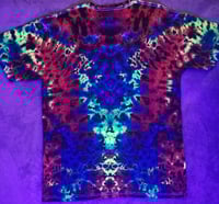 Image 5 of UV blacked out scrunch mandala 