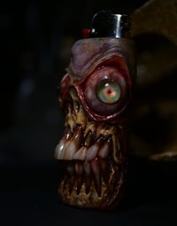 Image 19 of Monstrous Glow Bic Lighter Sleeve OOAK