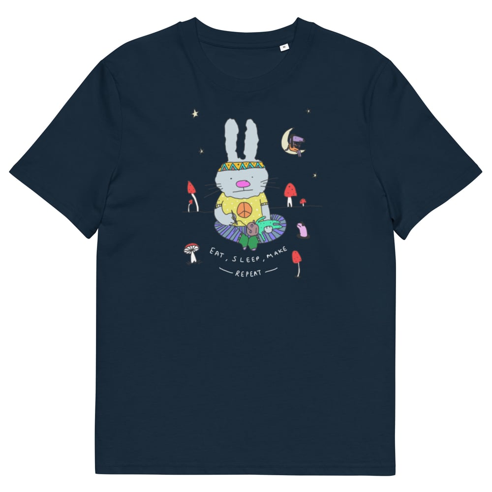 Image of Unisex Organic Cotton T-Shirt Rabbit