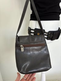 Image 4 of Vintage dark brown leather bag 