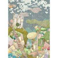 Always Growing Larger or Smaller Greetings Card