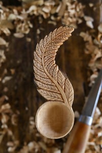 Image 4 of Forest Fern Leaf Coffee Scoop