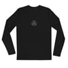 Long Sleeve Fitted Crew - Black