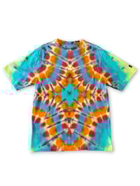 Image 1 of Neon Vortex - Blacklight Reactive Tiedye - Size Medium 