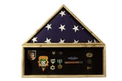 Image of Flag Case & Rectangular Medal Case