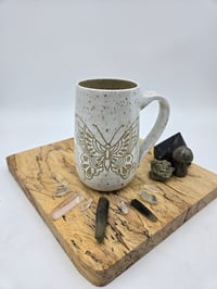 Image 1 of White Butterfly Mug