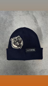 Image 1 of NAVY BEAST LOGO BEANIE