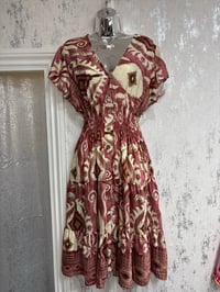 Angela - Angel Sleeve Midi Dress