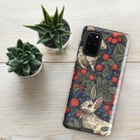 Image 12 of Boho Nature Cottagecore Inspired White Rabbits Among Berries Tough case for Samsung®