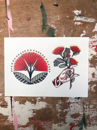 Pōhutukawa a4 print