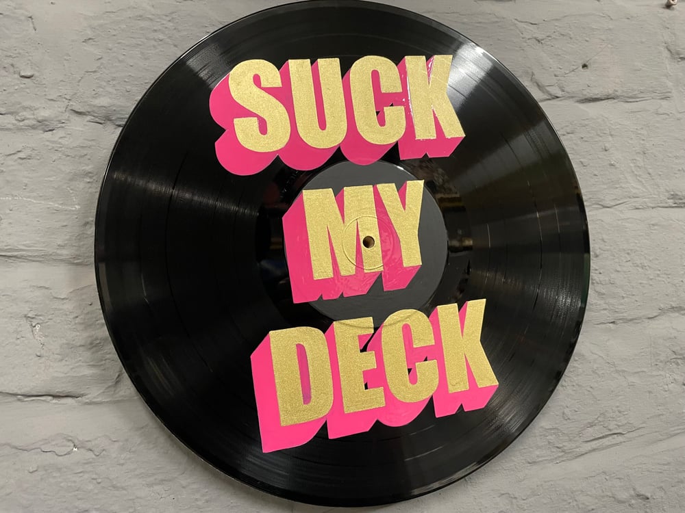 Image of Suck My Deck 12 Inch Vinyl Pink/Gold