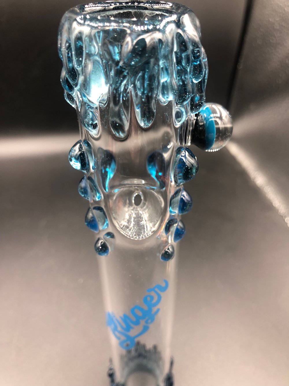 Image of 8” Light Blue Stardust Steam Roller 