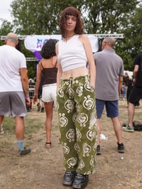 Image 1 of Ballon pant tapisserie verte