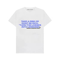 Image 1 of A LOSS IS A LESSON- T SHIRT White 
