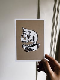 Image 2 of Hot Coffee Skull Prints