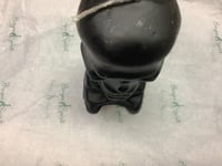 Black skull head candles 
