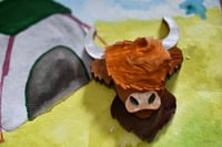 Image 3 of SECONDS-  highland cow brooch