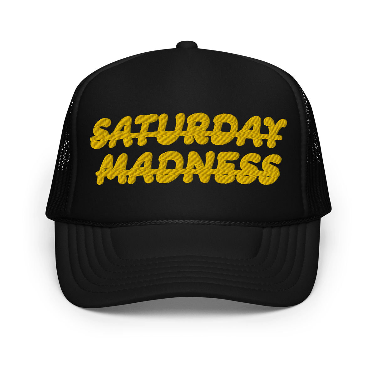 Saturday Madness Trucker Hat | SEMINAR RAP