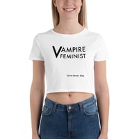 Image 1 of Vampire Feminist Crop Top