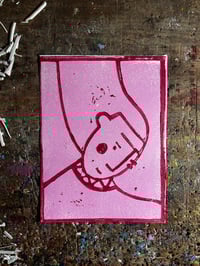 Image 1 of Breeze - lino print